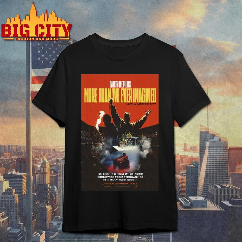 Twenty One Pilots Live 2026 Mexico Poster shirt