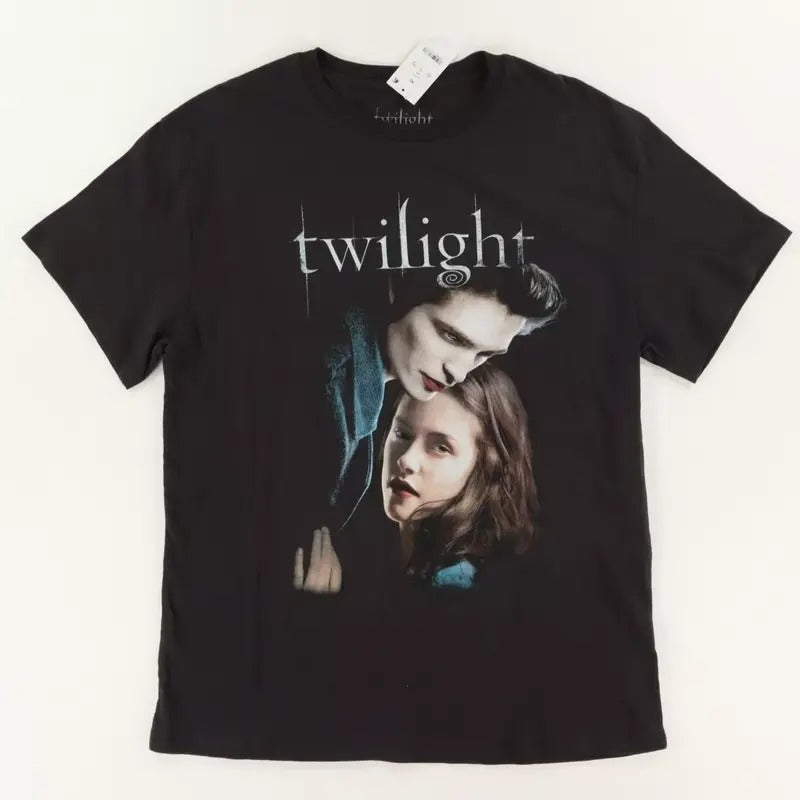 Twilight 2023 Movie Graphic Solid T-Shirt Black Cotton Shirt Streetwear Hoodie, Sweatshirt | WearSparks.com