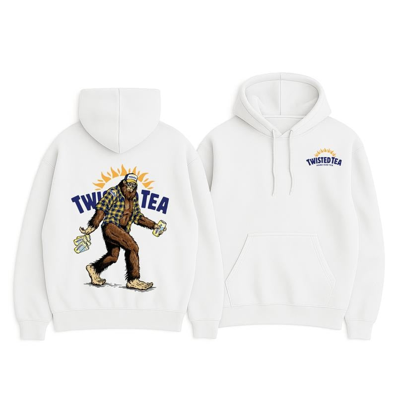 Twisted Tea Bigfoot Funny Hoodie, Sweatshirt And T-shirt, Unisex Shirt, For Men And Women, Menswear | WearSparks.com