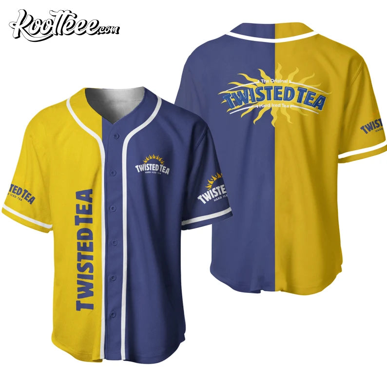 Twisted Tea Camouflage Baseball Jersey