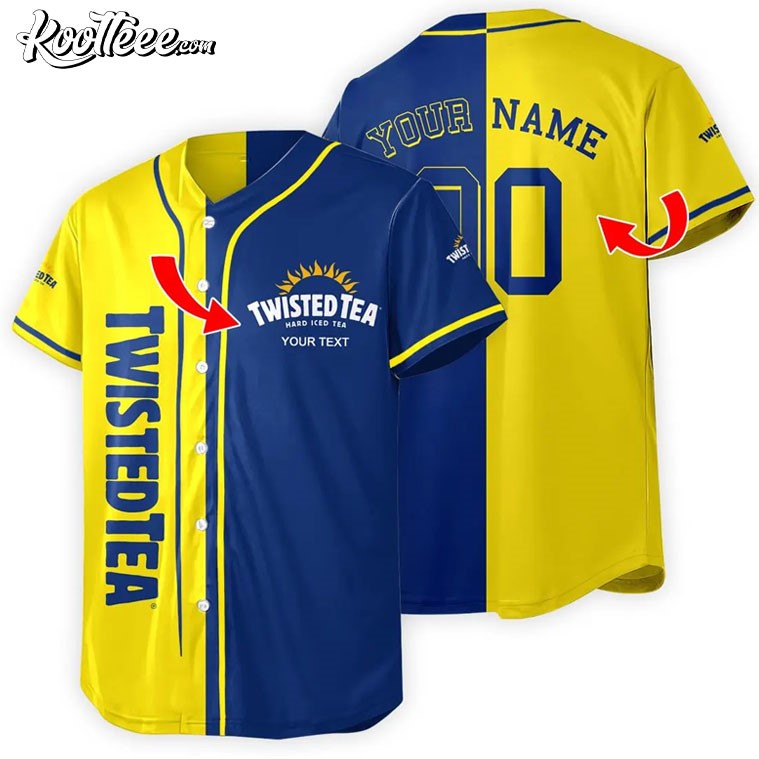 Twisted Tea Personalized Baseball Jersey