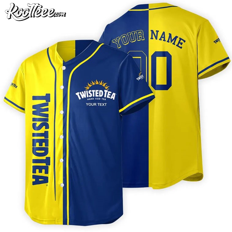 Twisted Tea Personalized Baseball Jersey