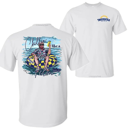 Twisted Tea Trump Chillin Like a Felon Summer 2024 T-shirt Sweatshirt Hoodie, Trump 2024 Shirt, Twisted Tea Shirt, Double...