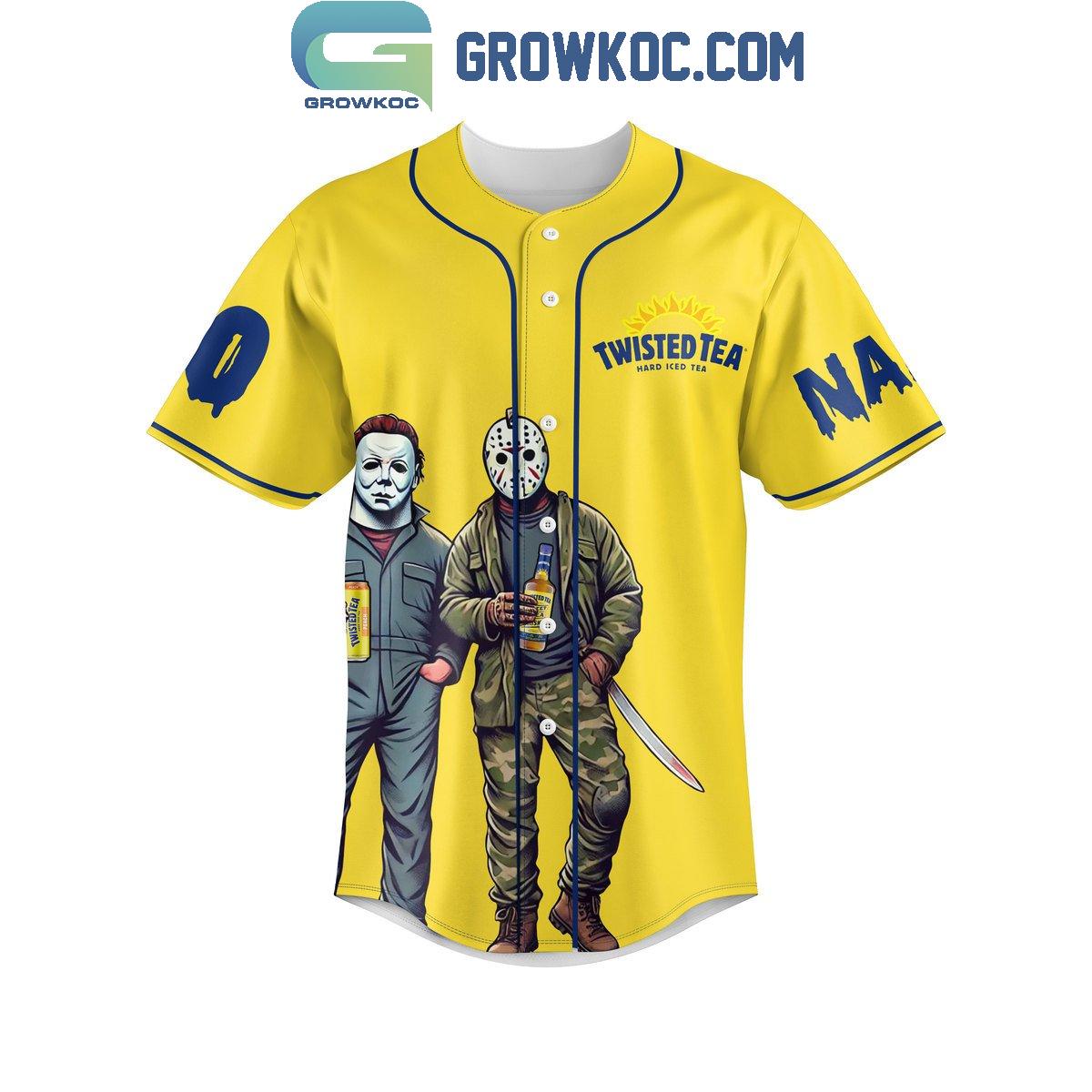 Twisted Tea Keep It Twisted Halloween Personalized Baseball Jersey