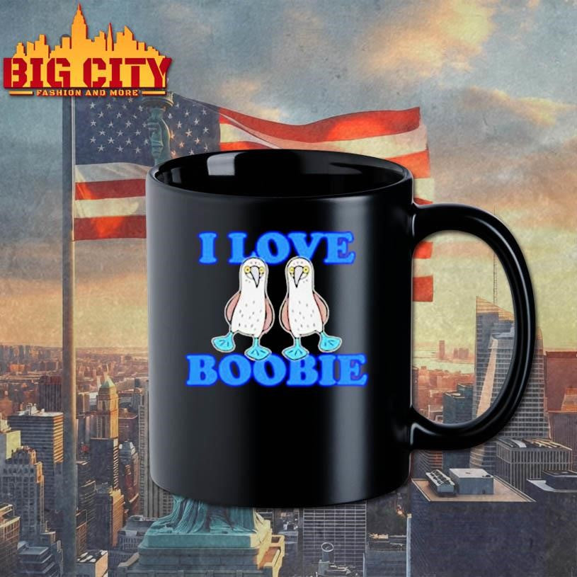 Two Penguins I love Boobies funny shirt