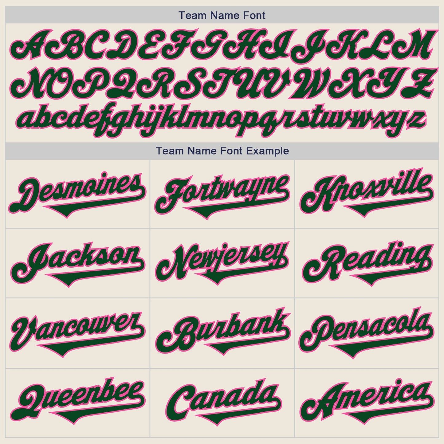 Custom Cream Green-Pink Authentic Two Tone Baseball Jersey