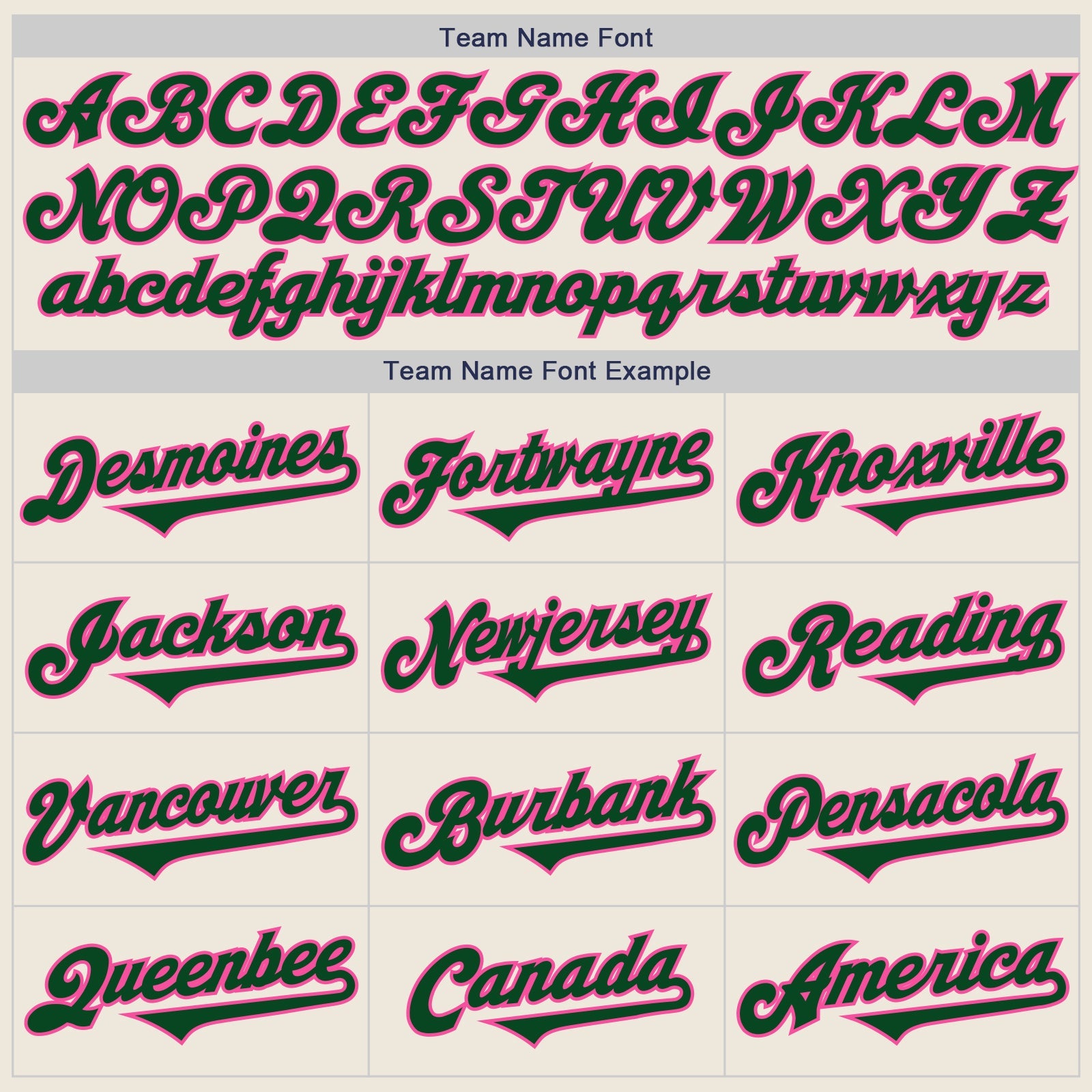 Custom Cream Green-Pink Authentic Two Tone Baseball Jersey