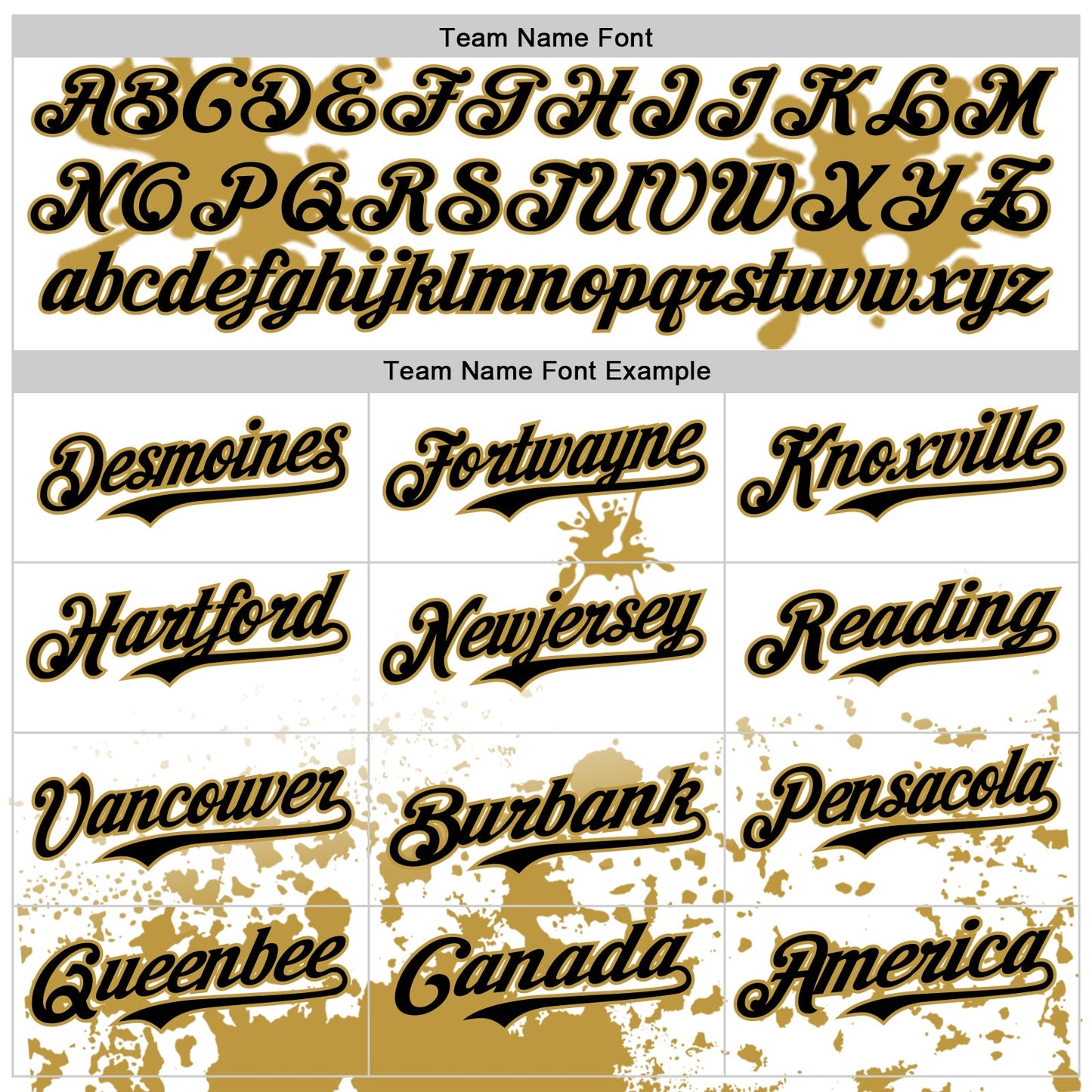 Custom White Black-Old Gold Splatter Camo Two Tone Authentic Baseball Jersey