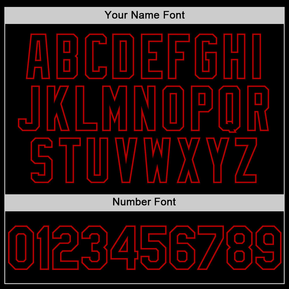 Custom Black Red-Gold Digital Camo Two Tone Authentic Baseball Jersey