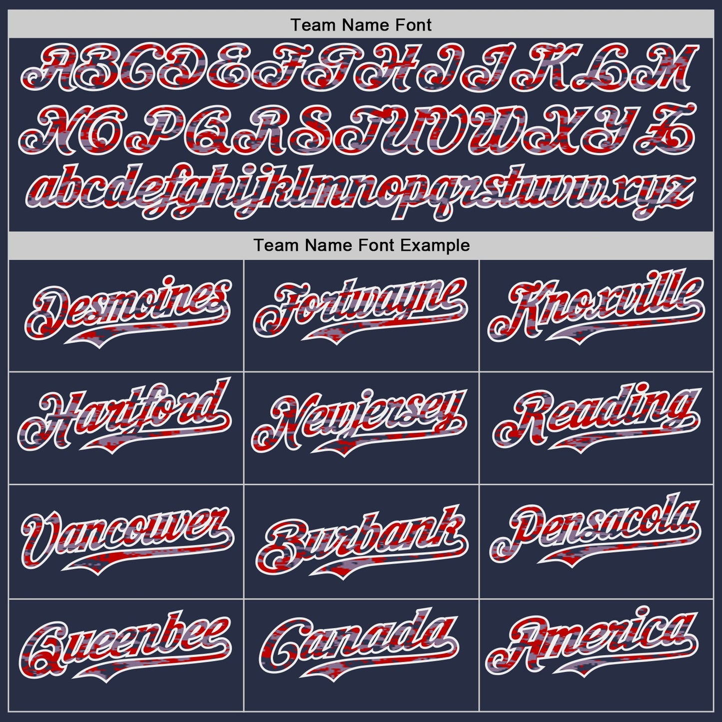Custom Navy Camo Red-White Authentic Two Tone Baseball Jersey