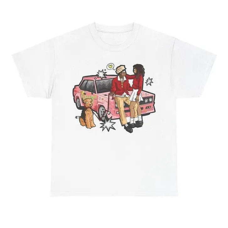 Tyler the Creator Inspired Graphic Tee Top For Men Women Casual Classic Fabric Cotton Menswear Top Tshirt Streetwear...