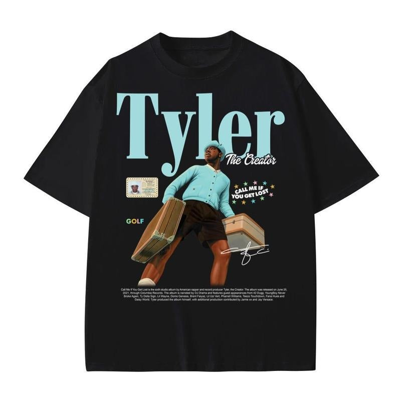 Tyler the Creator T-shirt, Vintage 90s style top clothing, Unisex graphic Streetwear shirts Hoodie, Sweatshirt
