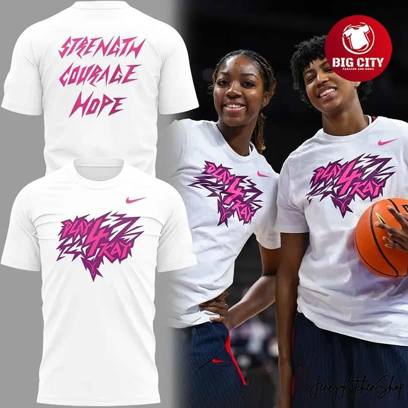 UConn Huskies Basketball Play 4 Key Two Sided Shirt