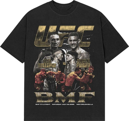 UFC 318 BMF Holloway vs Poirier Tee, Dustin Poirier Boxing T-shirt, Max Holloway Boxer Tee, Dustin Poirier Sports Shirt,...