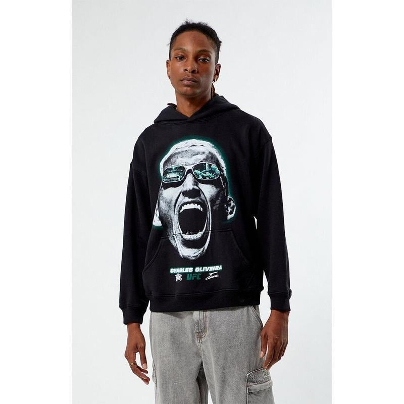 UFC Men's Charles Oliveira Fight Vision Hoodie T-Shirts, Sweatshirt | WearSparks.com