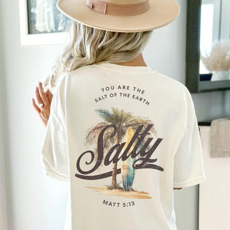 UNISEX Summer Christian Shirt, Christian T Shirts, Religious Apparel with Bible Verse, Jesus TShirts, Trendy Christian...