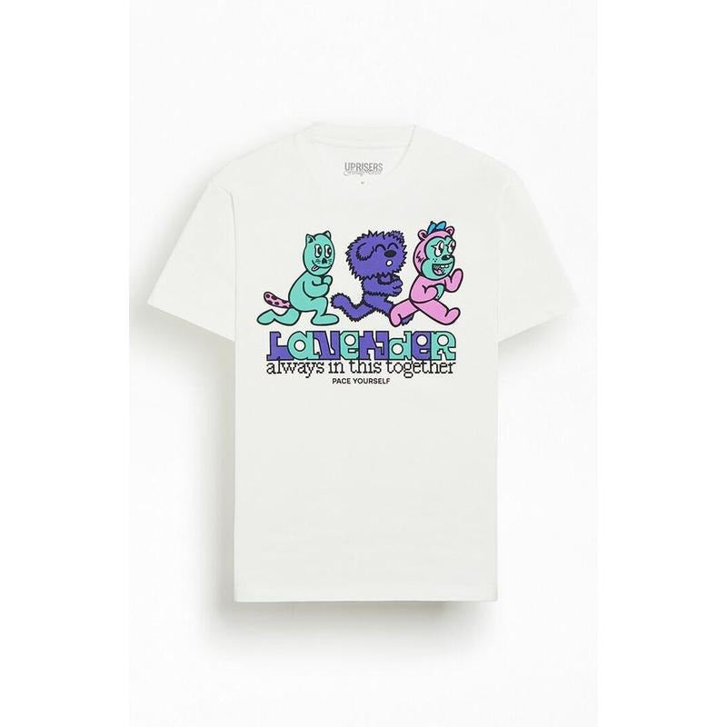 UPRISERS Men's Family Drive x Lavender T-Shirt - Multicolor Hoodie, Sweatshirt | WearSparks.com