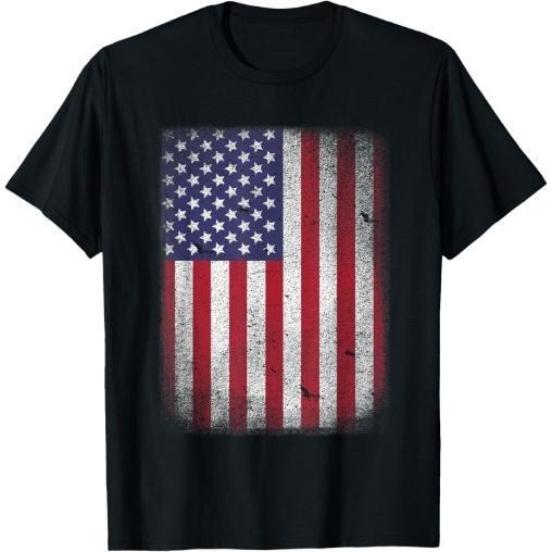 USA Flag 4th July American Red White Blue Star Stripes 4 Day T-Shirt Made in USA Hoodie, Sweatshirt | WearSparks.com