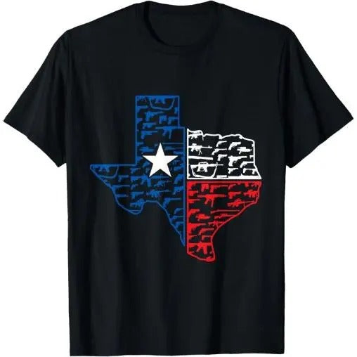 USA Guns Patriotic Texan America Texas T-Shirt Made in USA Hoodie, Sweatshirt | WearSparks.com
