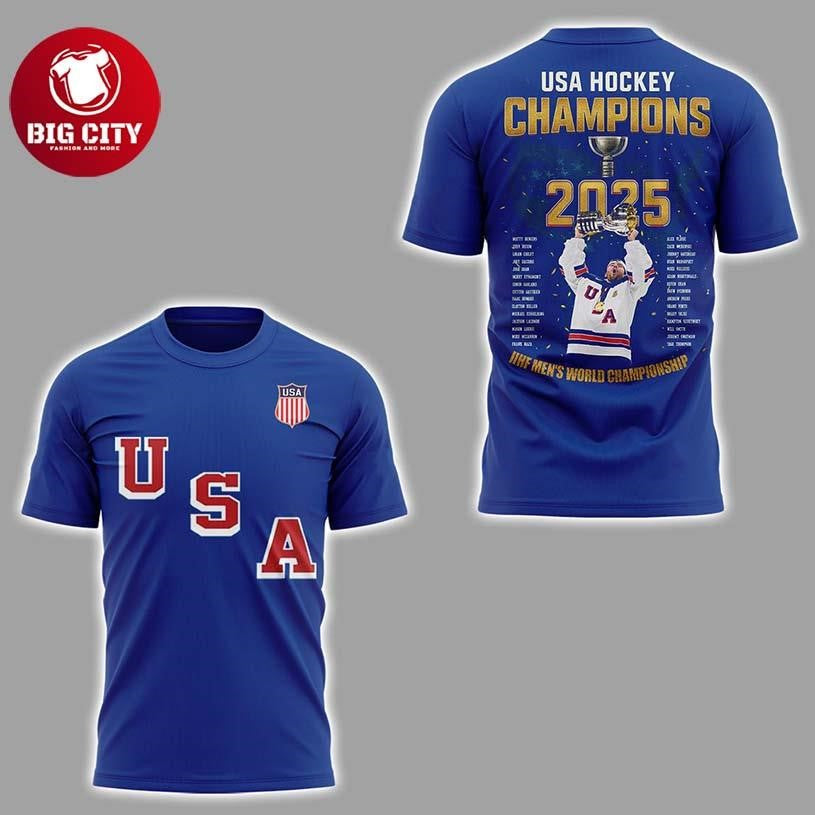 USA Hockey World Junior 2025-2026 Champs Golden Era Two Sided Shirt