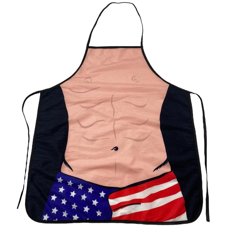 USA Shorts Apron Funny 4th Of July America Graphic Novelty Kitchen Smock Funny Graphic Kitchenwear Patriotic  Funny Food ...