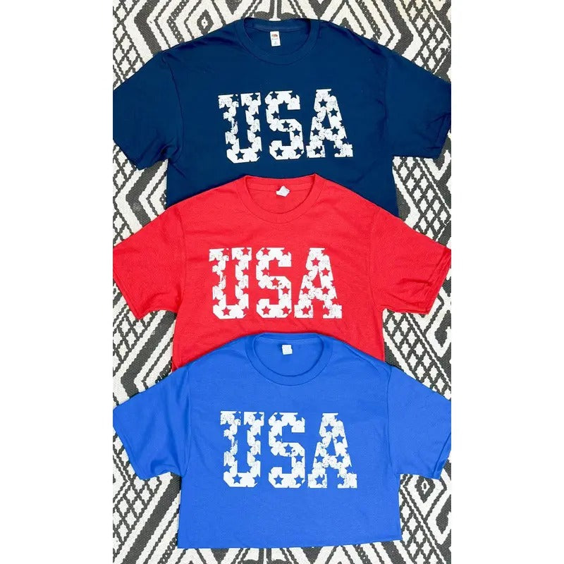 USA Stars Distressed Graphic T-Shirt Hoodie, Sweatshirt | WearSparks.com