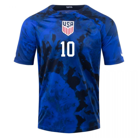 USA 10 Christian Pulisic Away Style 2