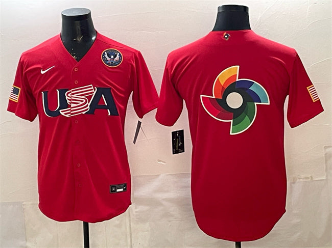 USA Baseball Team Big Logo Red 2026 World Baseball Classic United States 250th