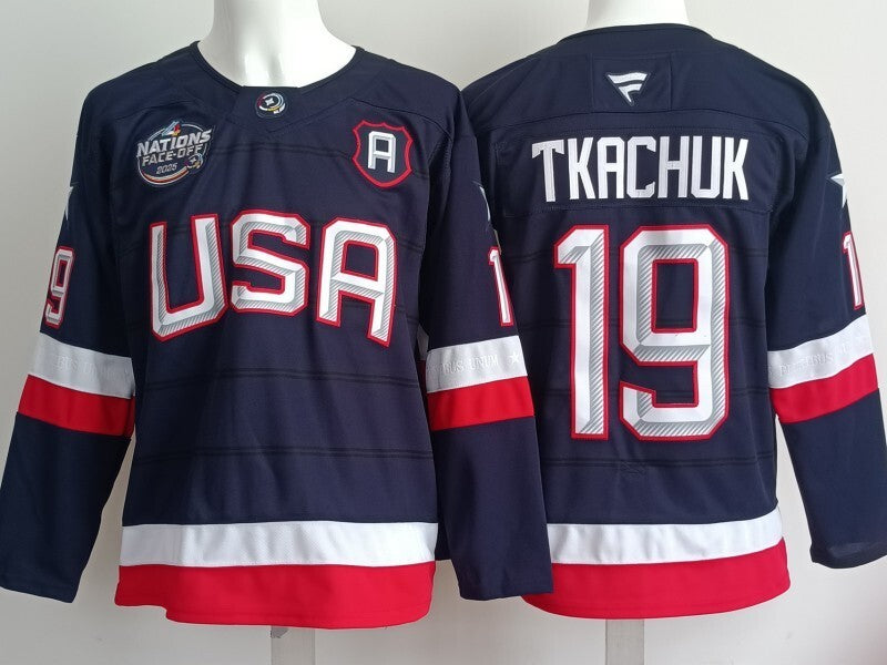 USA #19 Matthew Tkachuk Team USA