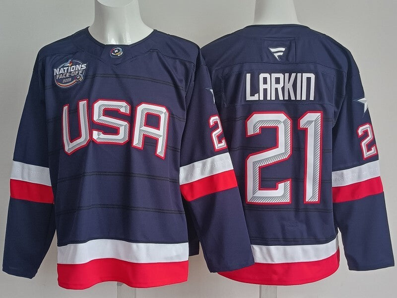 USA #21 Dylan Larkin Team USA