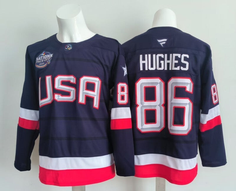 USA #86 Jack Hughes Team USA