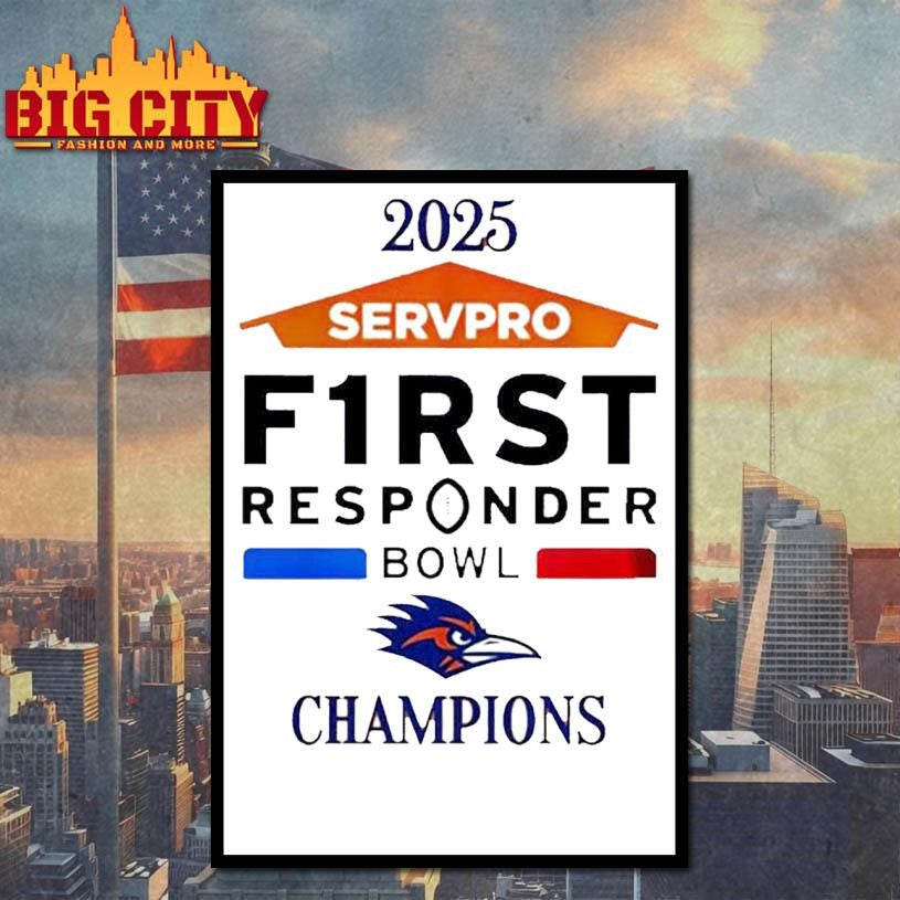 UTSA Roadrunners 2025 First Responder Bowl Champions classic Shirt