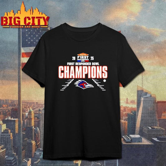 UTSA Roadrunners football 2025 First Responder Bowl Champions classic Shirt