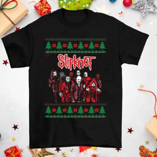 Ugly Slipknot Band Member Gift For Christmas Black All Size Shirt Hoodie, Sweatshirt | WearSparks.com