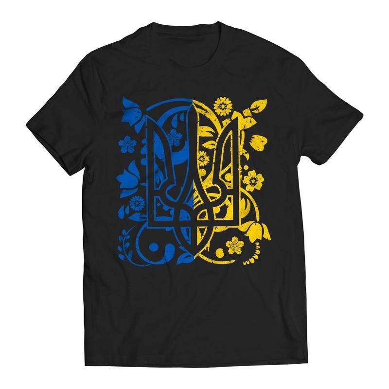 Ukraine Ukrainian Kiev Trysub Flag V. Zelenskyy Ukrainians Support T-Shirt Casual Comfort Hoodie, Sweatshirt | WearSparks.com