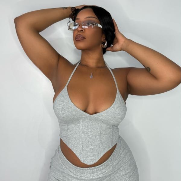 Ultimate Comfort Fashion Halter Sweat Corset T-Shirts, Hoodie, Sweatshirt | WearSparks.com