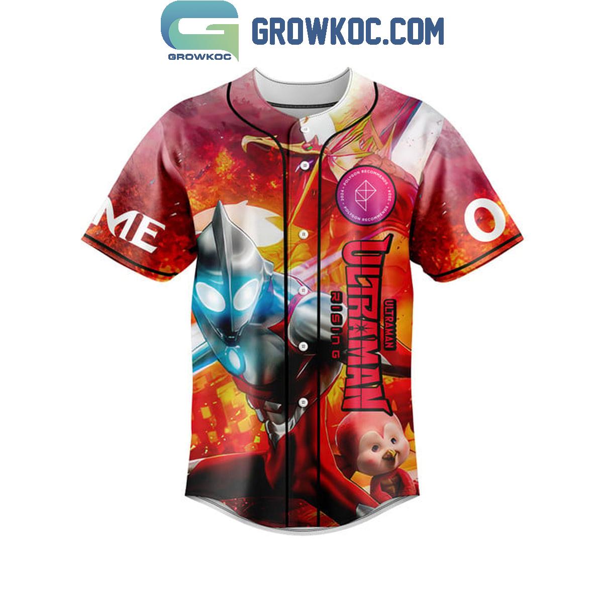 Ultraman Rising Animation 2024 Personalized Baseball Jersey