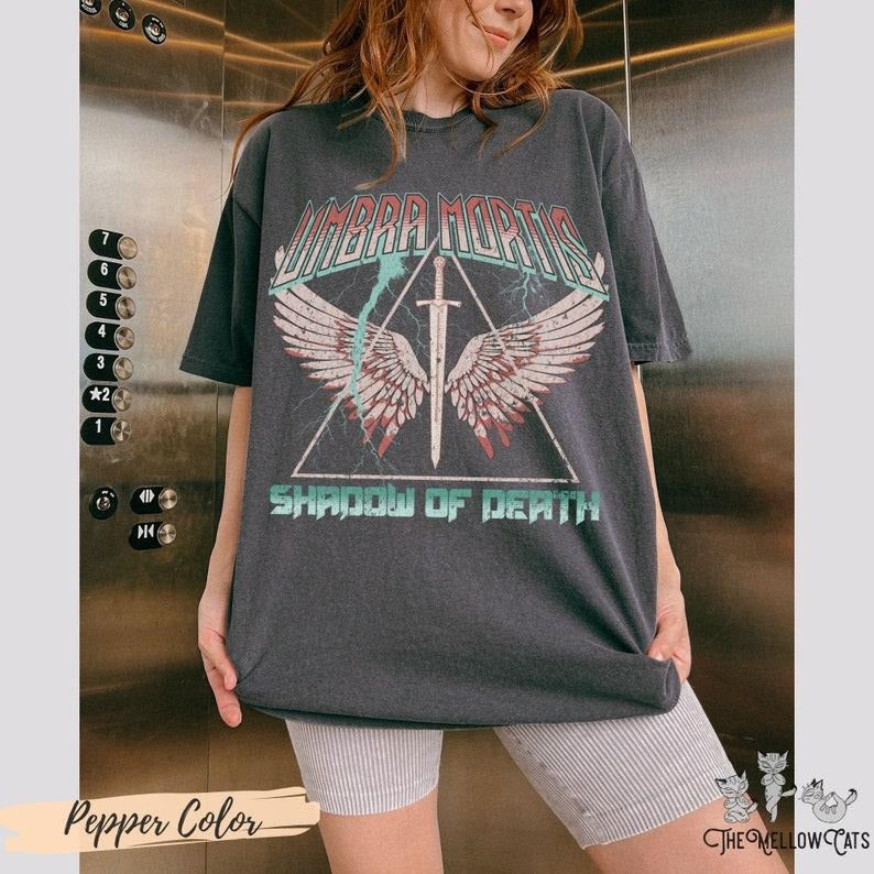 Umbra Mortis Crescent City Bookish tee Hunt Athalar Bryce Quinlan House of Earth and Blood shirt HOSAB Lunathion SJM...