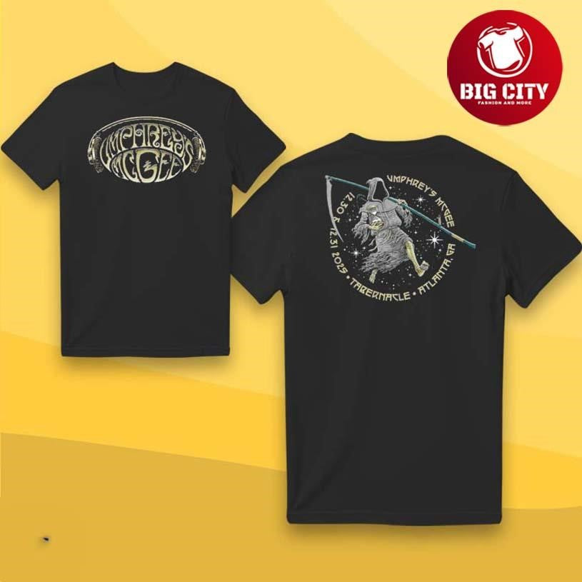 Umphreys McGee Tabernacle Atlanta December 30-31 2025 Concert Two Sided Shirt