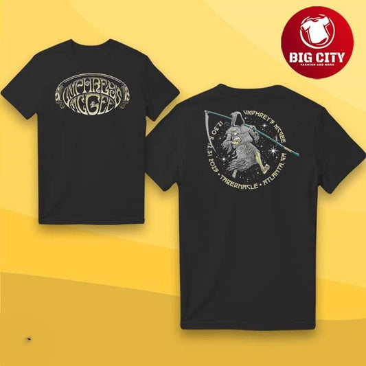 Umphreys McGee Tabernacle Atlanta December 30-31 2025 Concert Two Sided Shirt