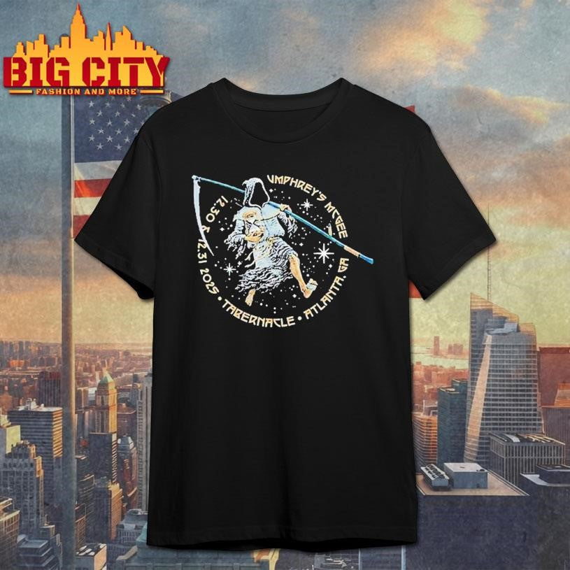 Umphrey’s Mcgee Atlanta Tabernacle, 12.30 31.2025 Tour Grim Reaper Shirt