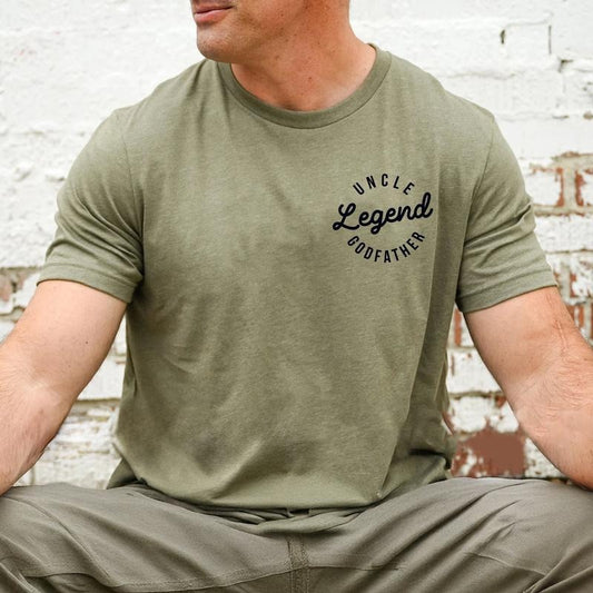 Uncle Legend Godfather Shirt, Best Uncle Shirt, Cool Uncles Club Shirt, Pregnancy Announcement Shirt for Uncle, Gift for...
