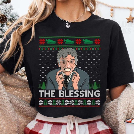 Uncle Lewis The Blessing Ugly Christmas Sweatshirt, Hoodie, T