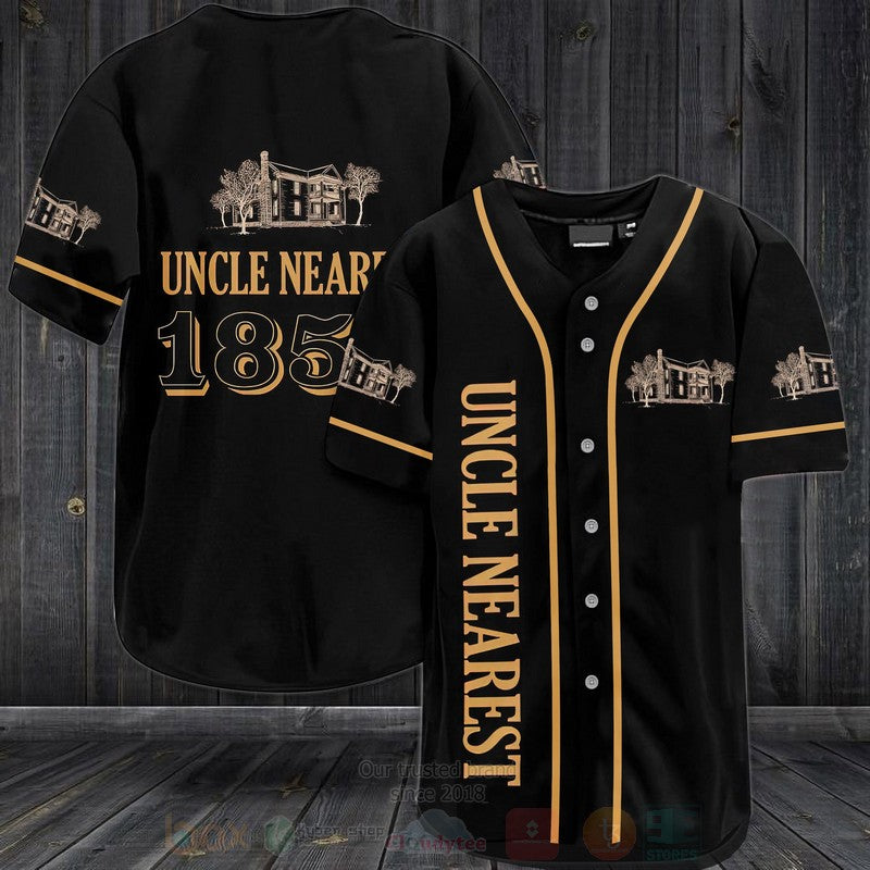 FASHION Uncle Nearest Premium Whiskey Baseball Jerseys Botton Shirt