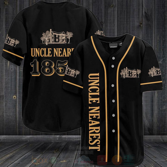 FASHION Uncle Nearest Premium Whiskey Baseball Jerseys Botton Shirt