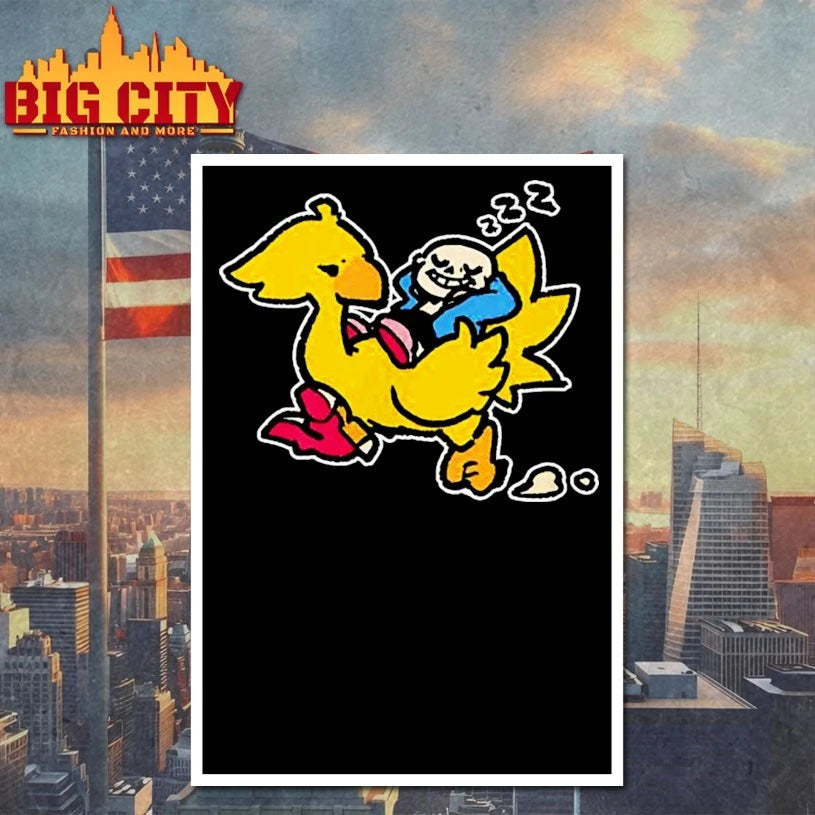 Undertale Merch Sans And Chocobo shirt