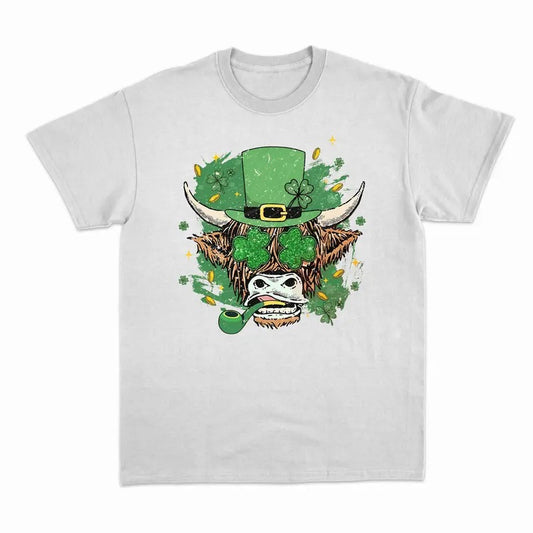 Unisex  Highland Cow St Patrick's Day   T-Shirt  , Sweatshirt  and Hoodie | WearSparks.com