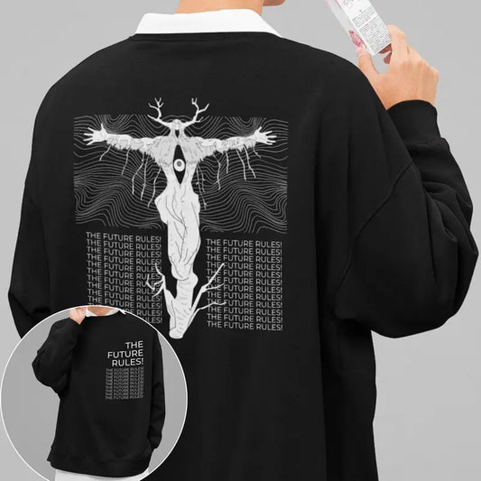 Unisex Anime Crewneck Sweatshirt The Future Rules T-Shirts, Hoodie | WearSparks.com