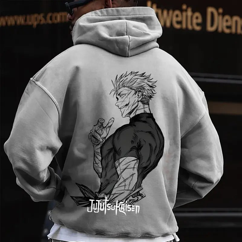 Unisex Anime Fushiguro Toji Print Hoodie, Jujutsu Kaisen Hoodie, Manga Hoodie For Men, Best Anime Hoodie, Gift For Anime...