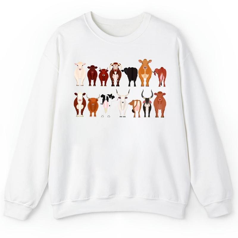 Unisex Cow Lover Animal  T-Shirt  , Sweatshirt  and Hoodie | WearSparks.com